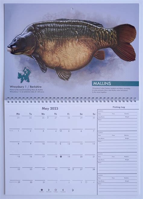 karpfen kalender 2023|Amazon.com: Carp Calendar